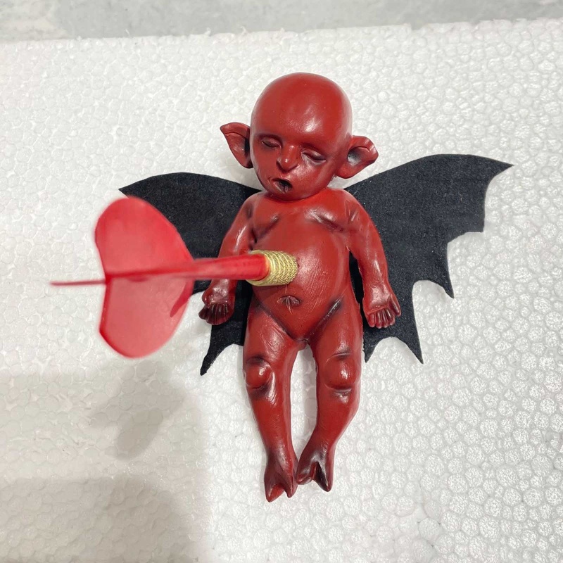 Zzz Mainan Dart Devil Magnetik Model Tempel Dinding Untuk Dekorasi Halloween