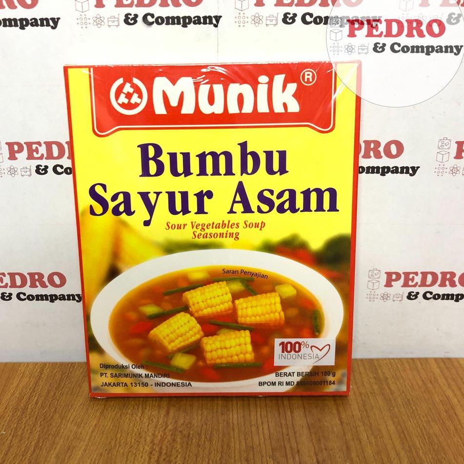 

✔️ Munik bumbu sayur asem 180 gram - sour vegetable soup seasoning