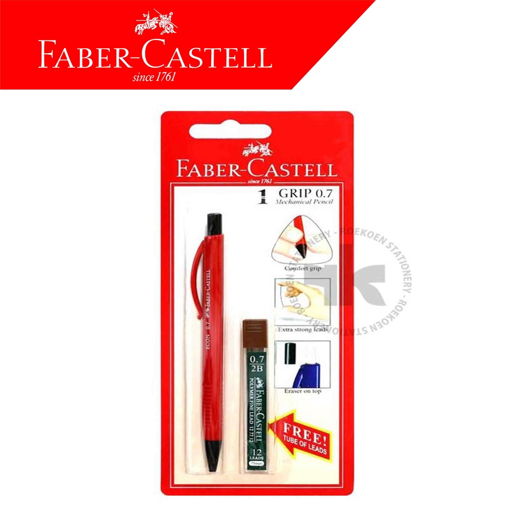 

Faber Castell Pensil Mekanik 0.7mm Grip