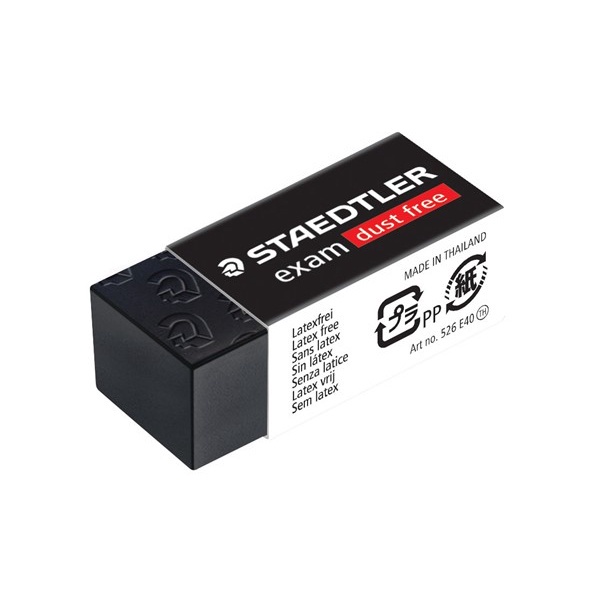 

Penghapus Eraser Staedtler 526 E40 Exam Black Hitam Ujian - Eceran- SHSNP