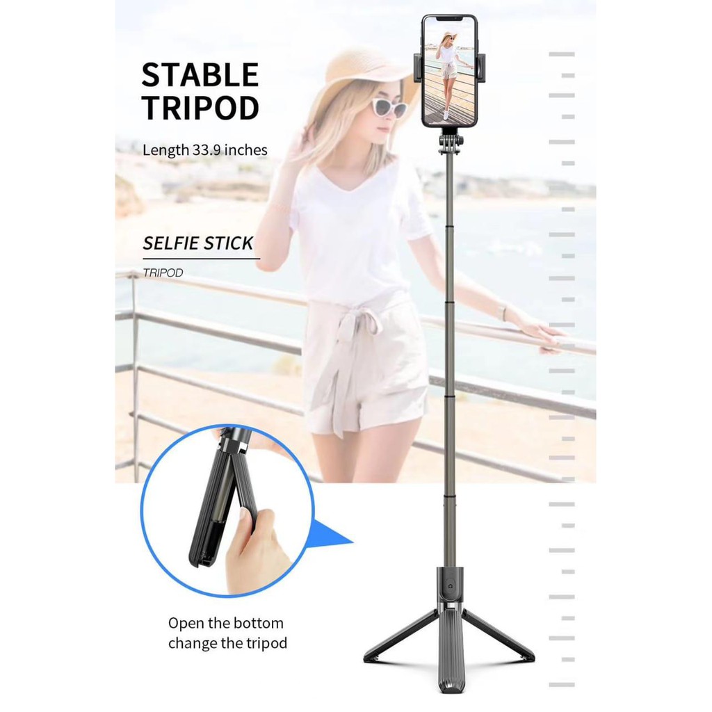 Stable Tripod L08 Selfie Stick Tongsis Terbaru