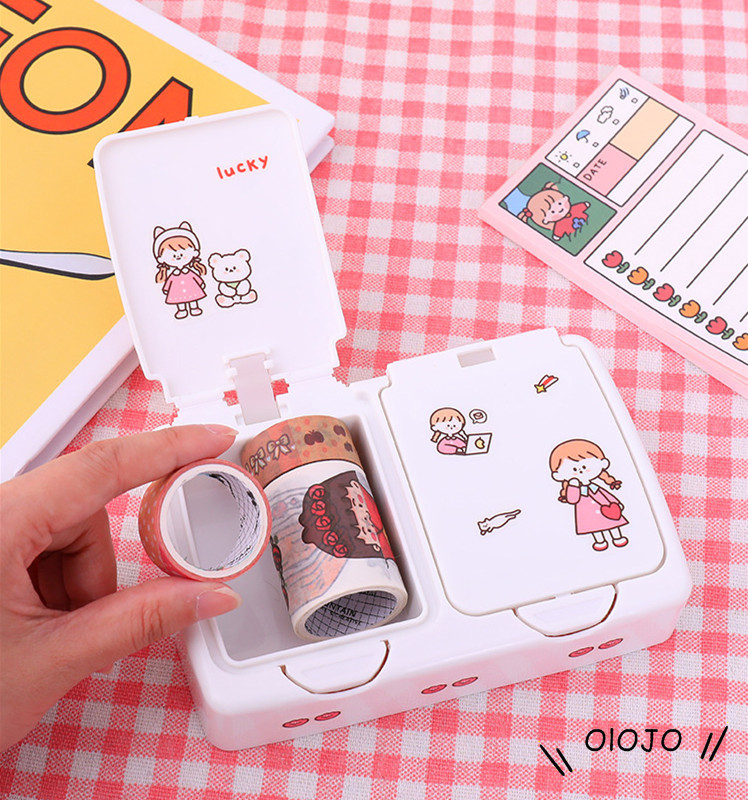 Winzige Sticker Storage Box Stationary Equipment Untuk Penyimpanan Umum Di Kantor Sekolah-ol