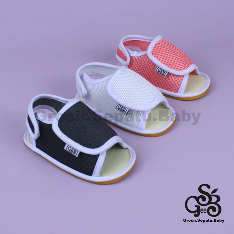 sepatu bayi sendal bayi sandal bayi laki laki perempuan prewalker bayi  umur 2 - 12 bulan model casual S05 polos ringan  fleksibel &amp; Anti Slip