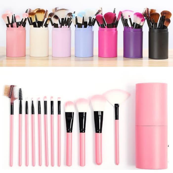 Brush MakeUp / Set Brush + Tabung Penyimpan / Set Kuas Make Up Set 10isi GM113