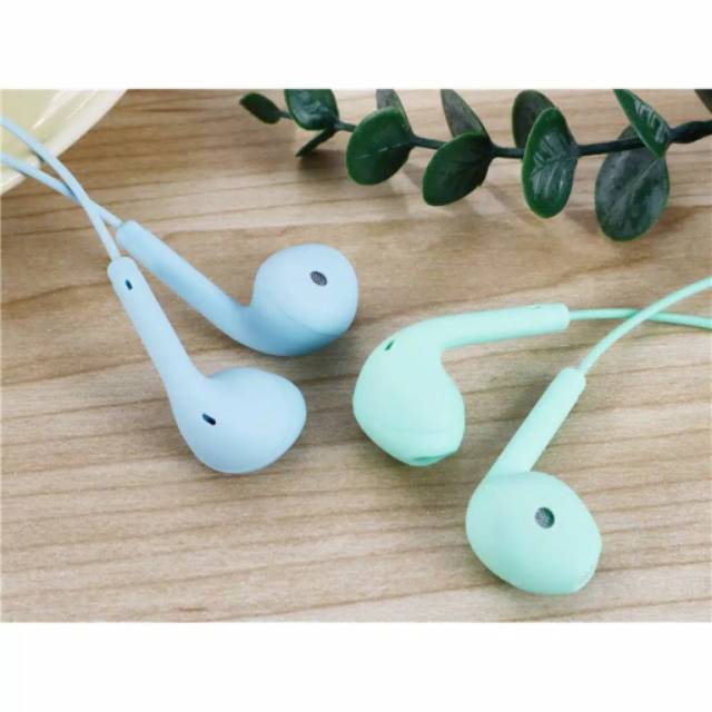 Headset Macaron U19 Mate Color HIFI Over Ear Suara Musik dengan Kabel 1.2m Earphone wanita Korea