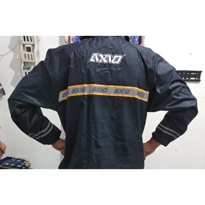 Jas Hujan AXIO Original 100% Ukuran XXXL Anti Bocor Bahan Tebal Jas Hujan AXIOO Pink Murah Motor