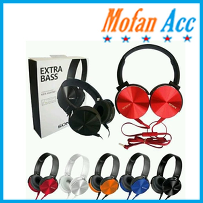 Bagus Headphone SONY MDR XB 450 XB450 XB-450 EXTRA BASS