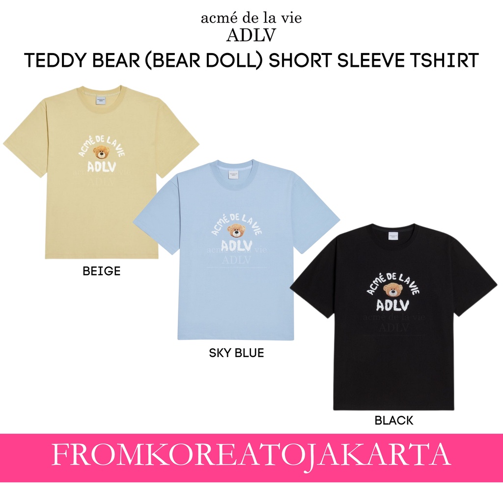 ADLV TEDDY BEAR (BEAR DOLL) SHORT SLEEVE T-SHIRT