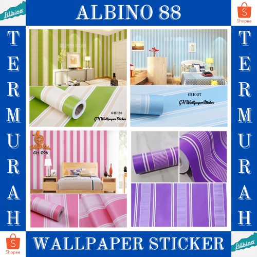 TERMURAH COD WALLPAPER STICKER DINDING MOTIF ELEGANT WALLPAPER RUANG TAMU / KAMAR TIDUR BEST SELLER