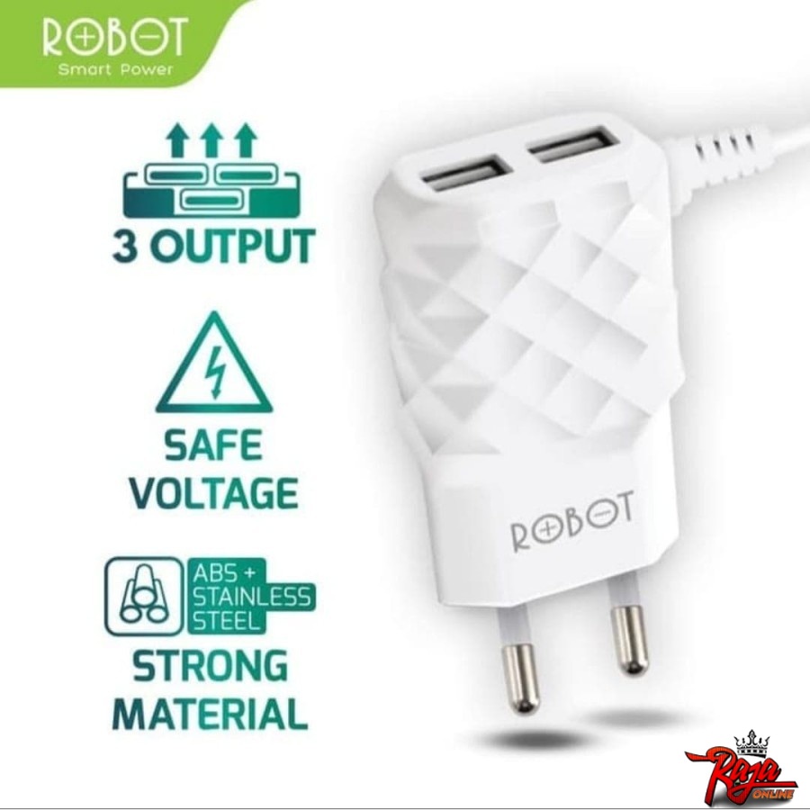 Robot Triple USB Charger RT-K5