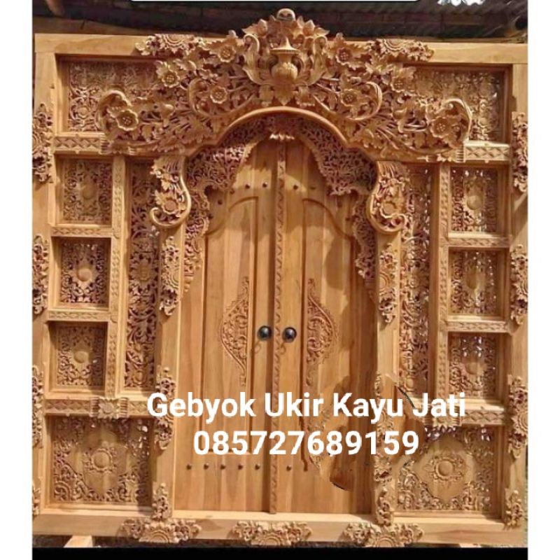 Pintu Gebyok Bali 2,5 meter  Terkerenn