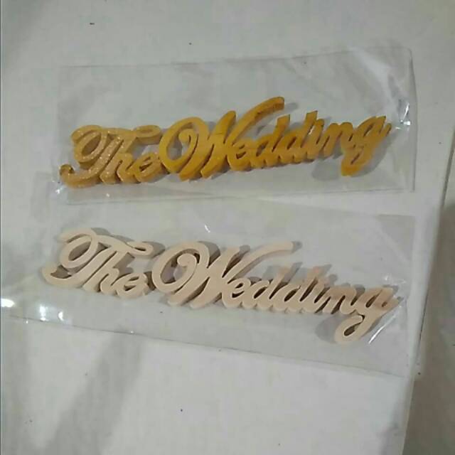 HK23 CHIPBOARD THE WEDDING BAHAN SCRAPBOOK MAHAR RINGBOX RUSTIC