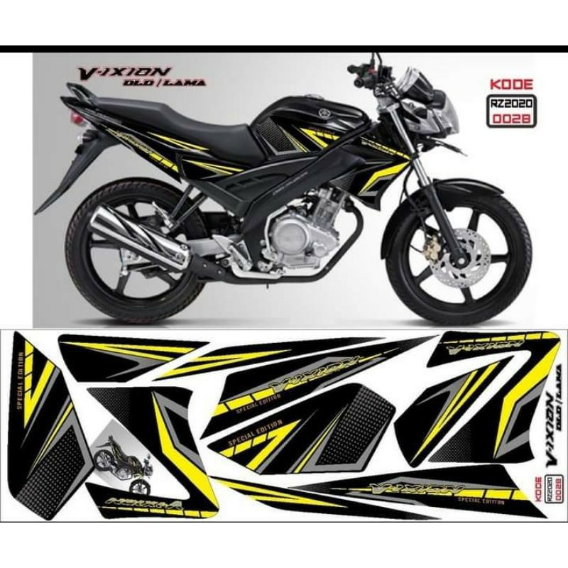 Striping vixion lama 2012 varaisi grafis stiker vixion 2008
