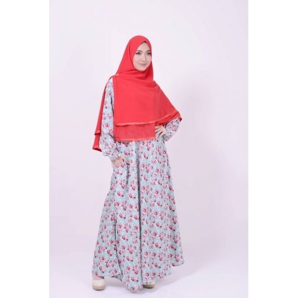 BAJU MUSLIM GAMIS SYAR'I NIBRAS NS 20 (XS,S,M,L,XL)