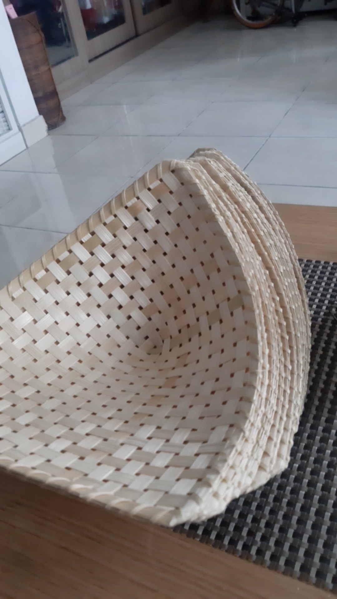 Piring Bambu Murah Anyaman Bambu Atau Piring Pincuk Murah Per Biji Murah, Berkualitas