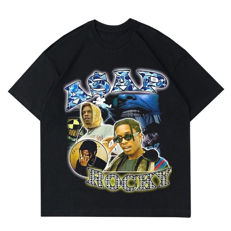 KAOS VINTAGE ASAP ROCKY | T-SHIR ASAP ROCKY VINTAGE | BAJU OVERSIZED ASAP ROCKY