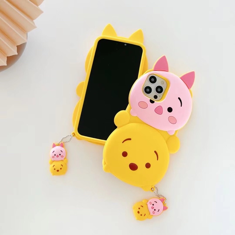 Silicone Case Lucu Jelly Casing Tsum Tsum Iphone 6 6s 6s+ 6+ 7 7+ 8 8+ X Xs Xr XsMAX 11 11ProMax 12 12Pro 12ProMax 13 13Pro 13 Pro Max 13PROMAX