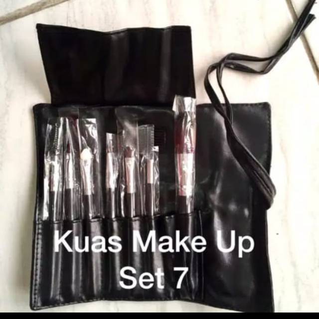 Kuas make up set 7pc, kuas set, brush make up, alat make up set, make up tool set