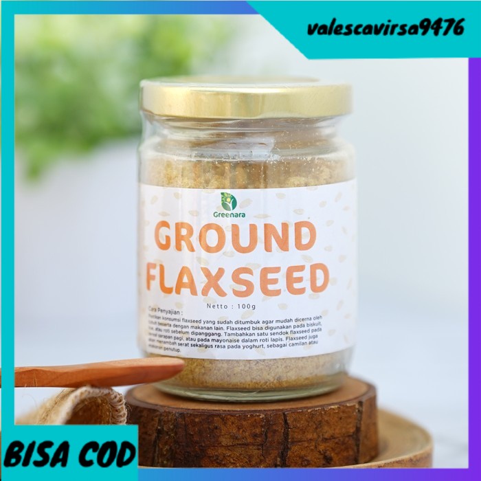 

⭐BISA COD⭐ Ground Flaxseed 100gr / Flaxseed Bubuk