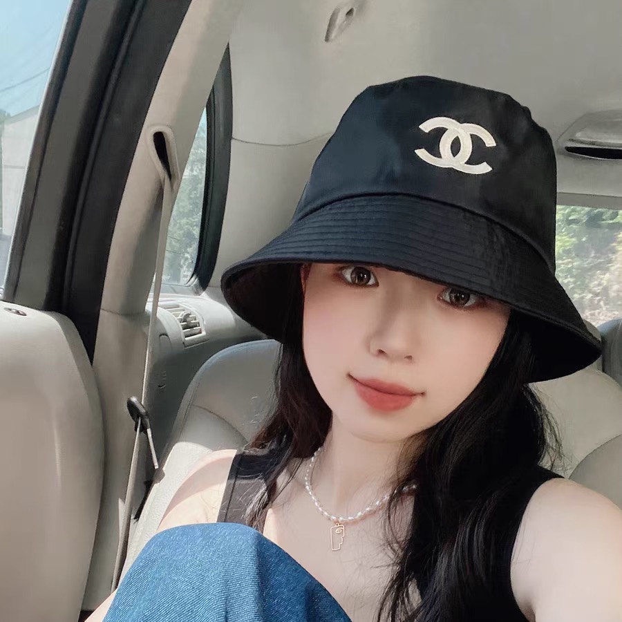 Chan-el summer hat Youth Hip Hop Tide Card bucket hat for women Fashion fisherman hat unisex beach hat  bucket hat  for man