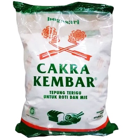 Tepung Terigu Bogasari 1 kg Cakra Lencana Merah Segitiga Biru 1kg