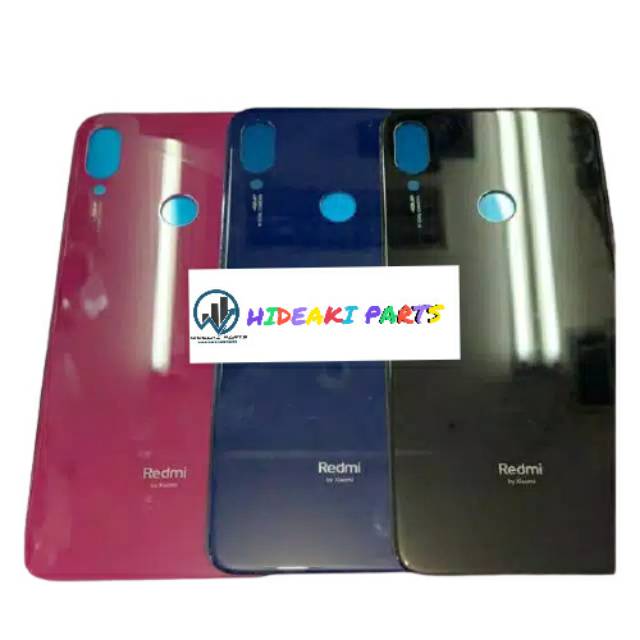 ADA BACKDOOR TUTUP BATERAI XIAOMI REDMI NOTE 7 ORIGINAL DISTRIBUTOR BAHAN KACA