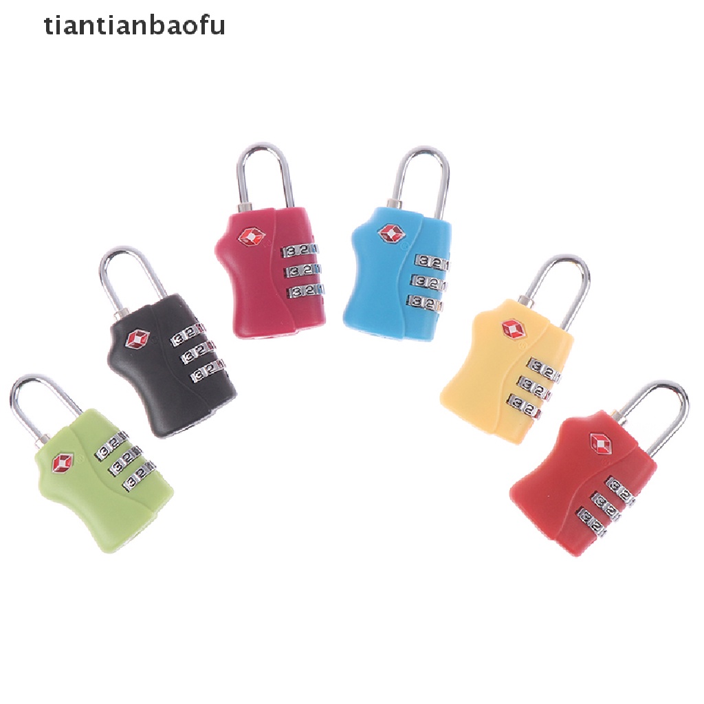 [tiantianbaofu] TSA 3 Digit Combination Lock Travel Lock Luggage Bag Padlock Boutique