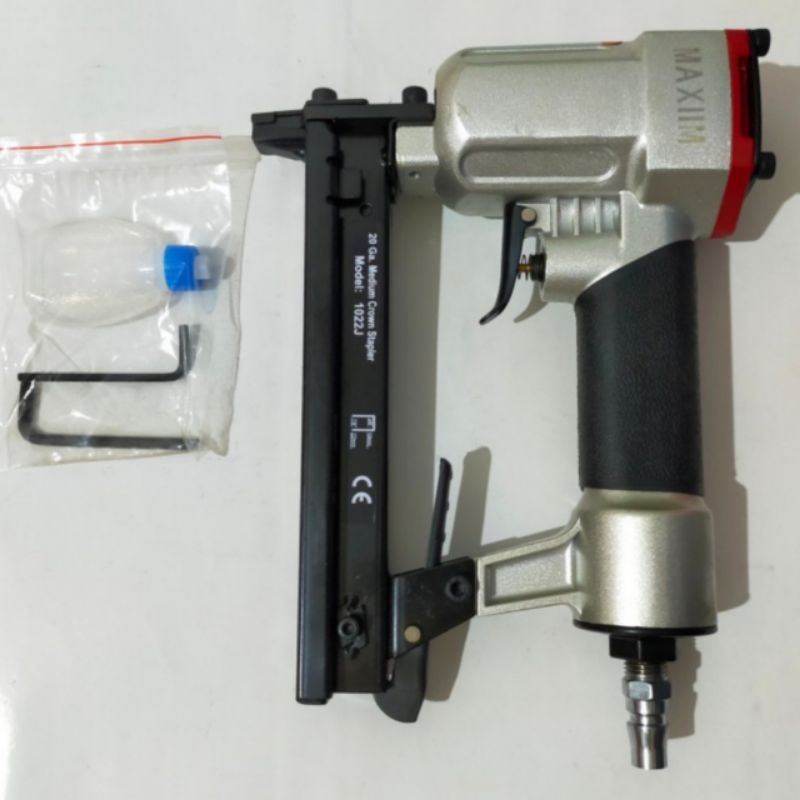 

MAXIIM 1022J Air Nailer Gun Stapler Gun Alat Tembak Paku U Tenaga Angin Heavy Duty