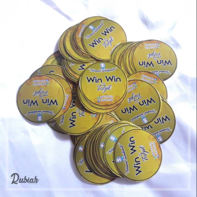 Stiker produk / Stiker Label / Stiker kue