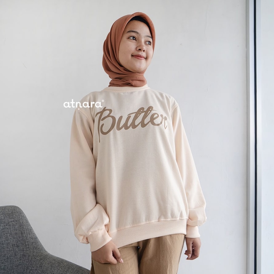 Nara Grosir - Butter Sweater l Sweater Polos l Sweater Pria dan Wanita