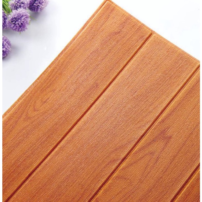 7wgtw Wallpaper Dinding Sticker Foam 3D Motif Kayu - Marmer Abu Fv305F2