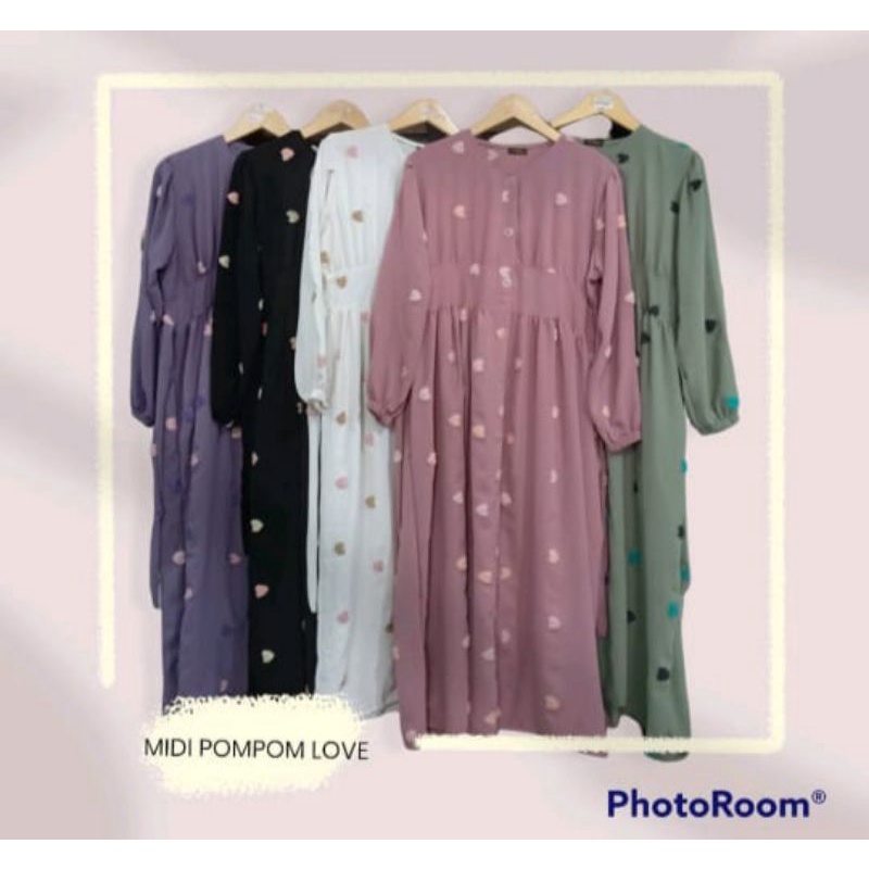 Midi Lesti Pompom Love