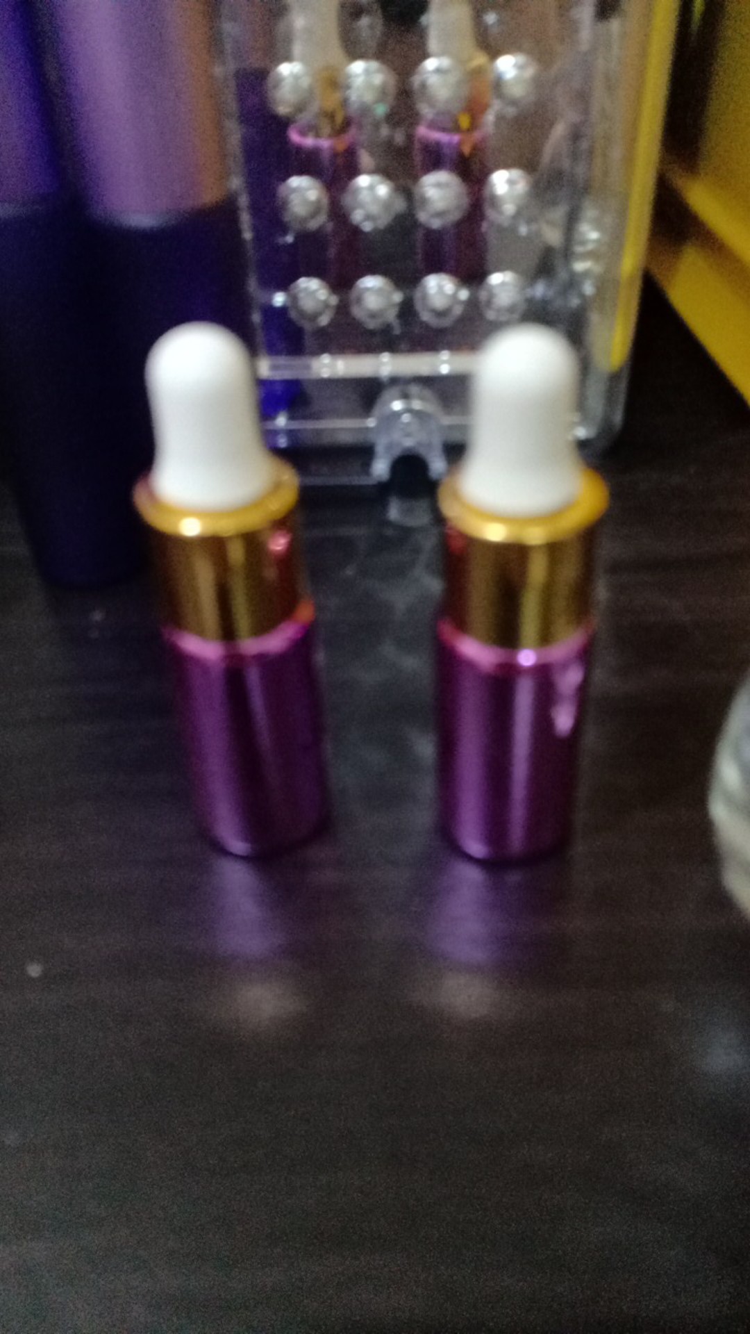 Botol Pipet Kaca Metalik 5ml - Bottle Dropper Accessories Essential Oil