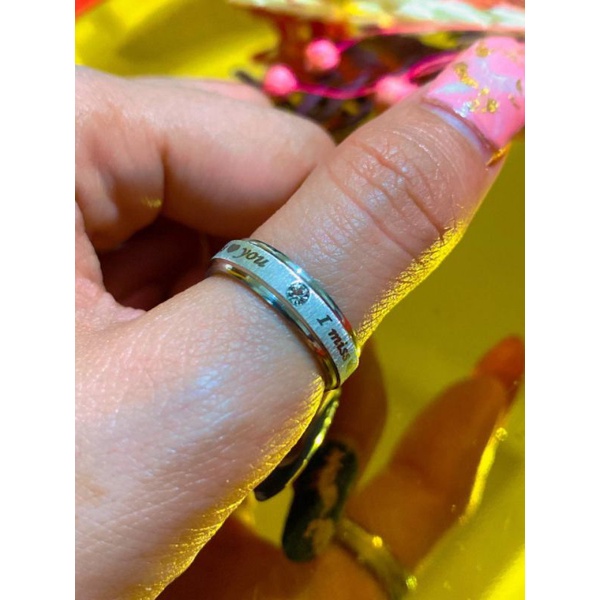 Cincin Titanium Permata Zicron Untuk Wanita