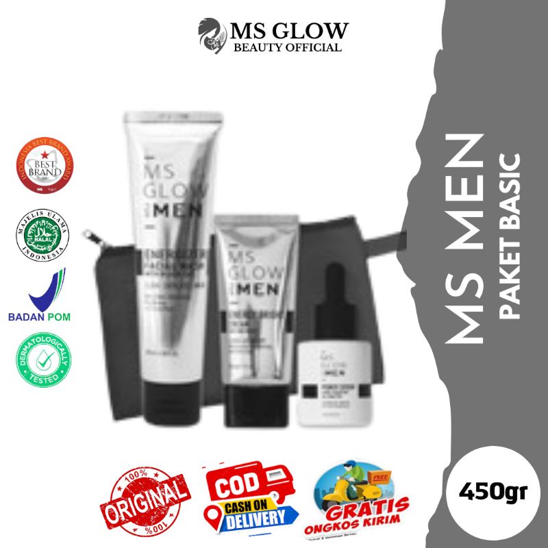 MS GLOW MEN ORIGINAL/Perawatan Wajah Pria/MS GLOW FOR MEN