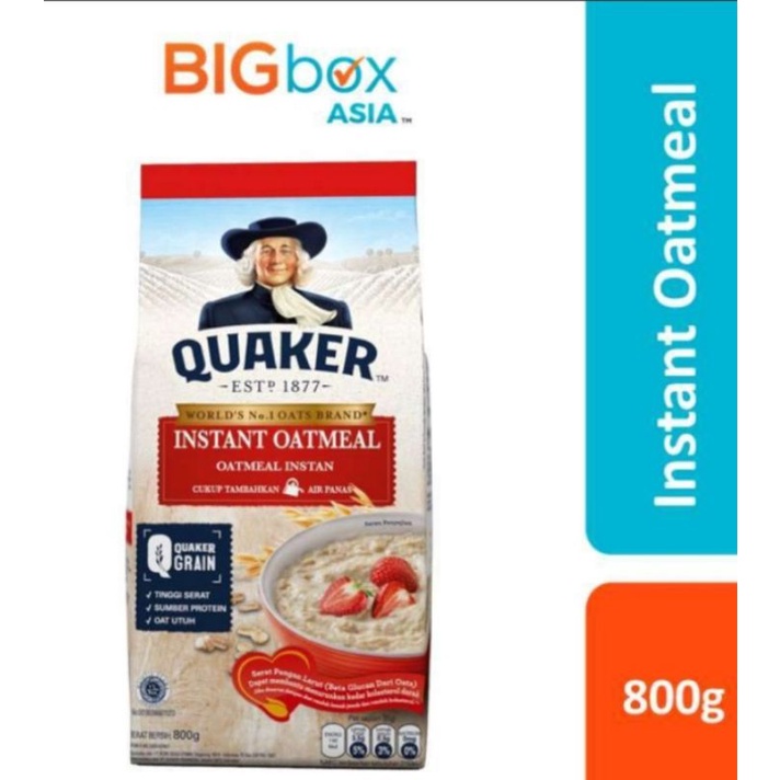 

quaker oatmeal instan 800gr