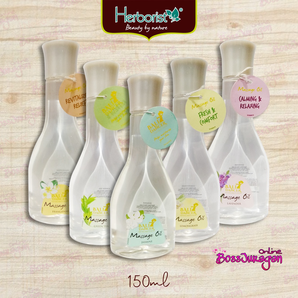 (BOSS) Herborist Bali Dancer Massage Oil 150ml - Minyak Gosok / Urut / Pijat - Herborist