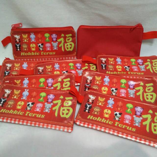 

Souvenir dompet angpau tema imlek merah MIN.ORDER 30 PCS