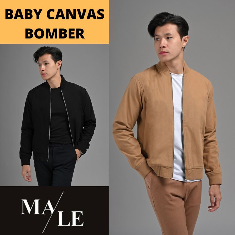 Male id BABY CANVAS BOMBER By HEYMALE. ID
