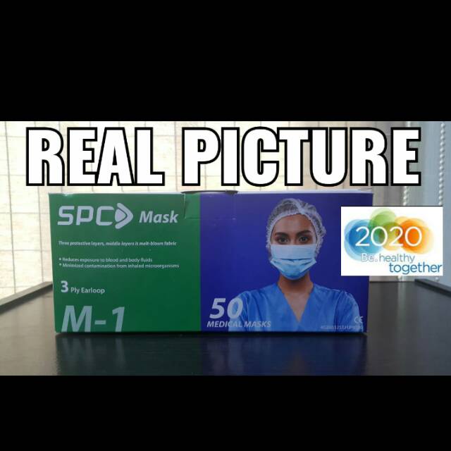 Masker Medis SPC 3ply earloop 10/ 50 pcs - Kemenkes ORI Surgical Mask