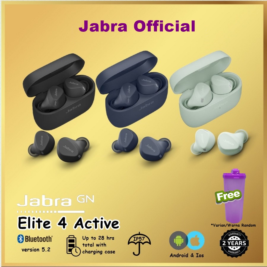 Jabra Elite 4 Active True Wireless Earbuds Earphone TWS Elite4