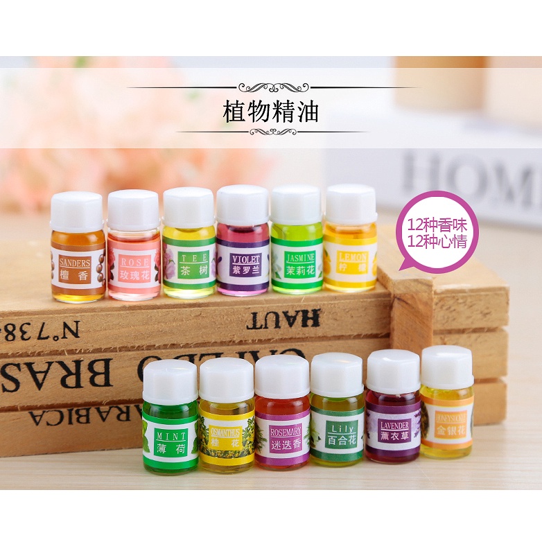 ESSENTIAL OIL DIFFUSER HUMIDIFIER WATER SOLUBLE PENGHARUM RUANGAN 3ML MINYAK ESSENSIAL AROMATHERAPY AROMATERAPI