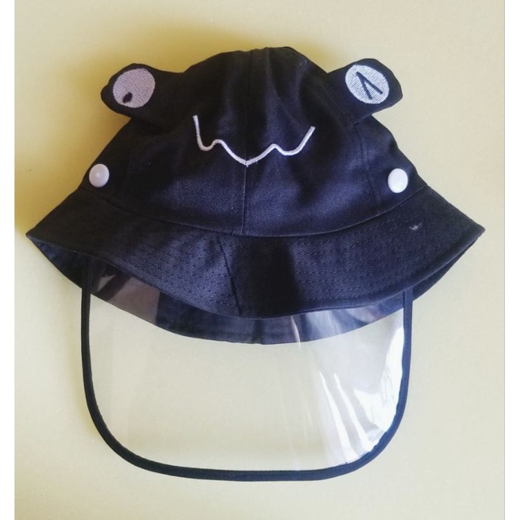 Topi Buket bayi anak anti korona / Baby buket hat frog