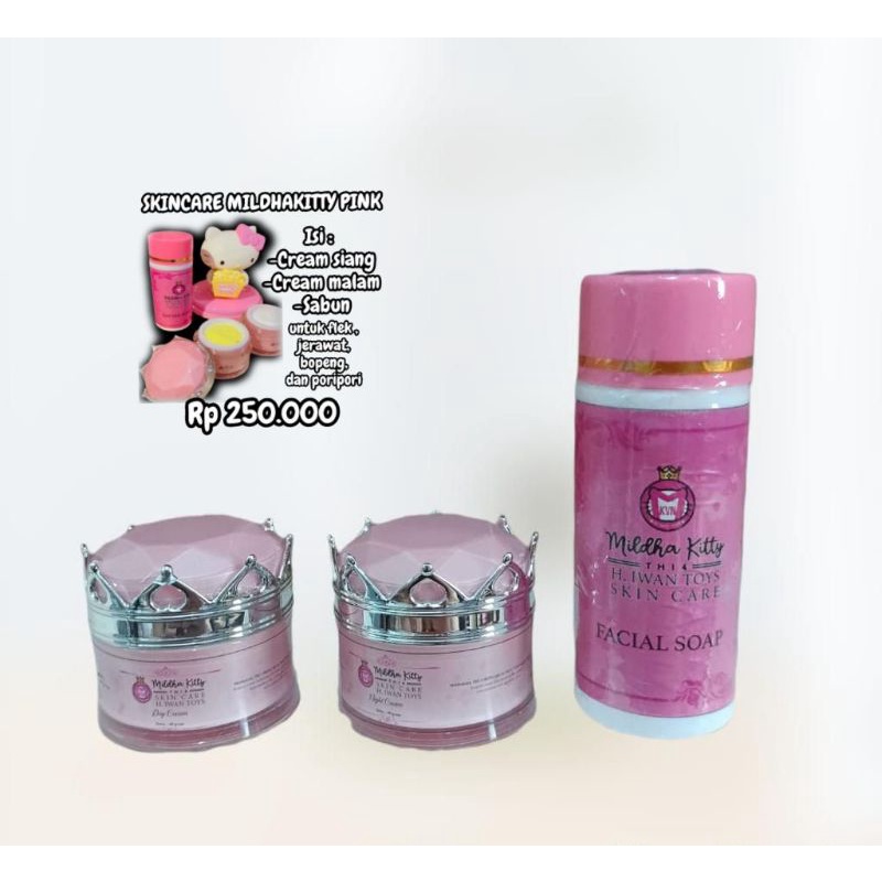 MILDHA KITTY SKINCARE PINK