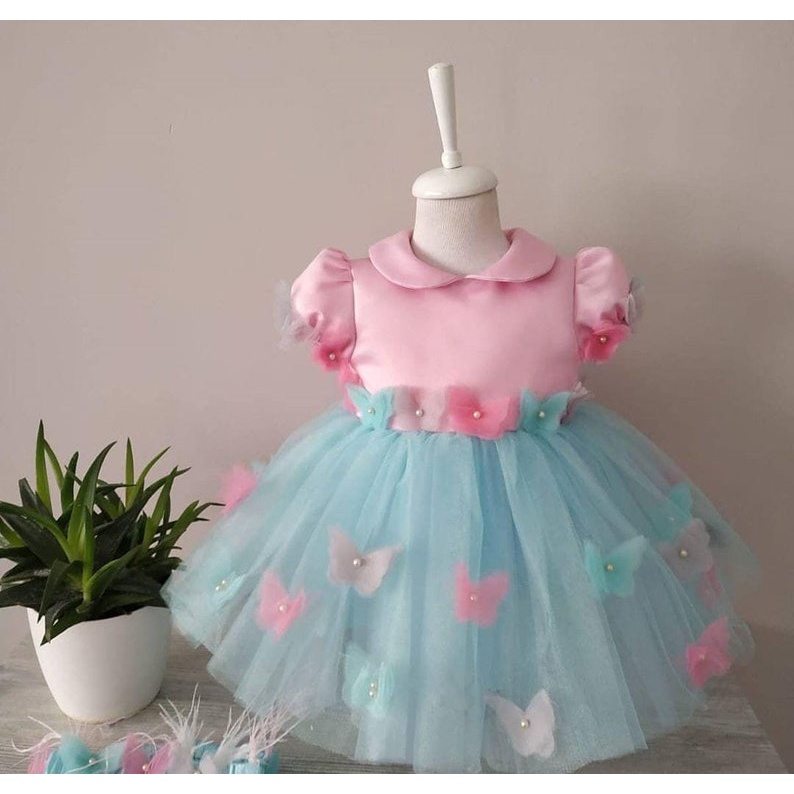 gaun butterflay dress bayi neychan new model