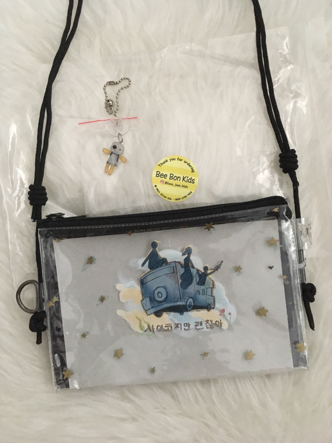 Sling Bag Triple Pouch Ost It Is Okay Not To Be Ok