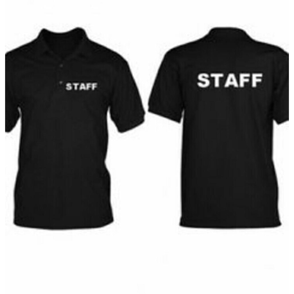 Dijual polo t shirt shirt kaos kerah STAFF Limited