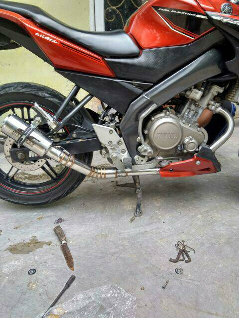 Knalpot Racing SC Project Vixion/R15/Xabre/Byson/Cb150r/Cbr150/Verza/Megapro/Sonic/Cs1/Satria Fu Dll-2