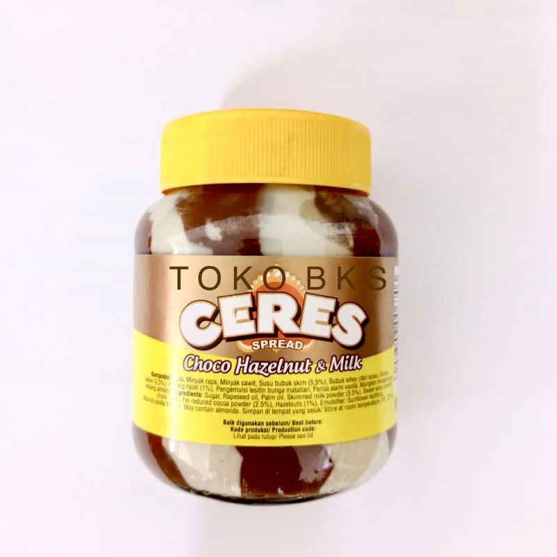 

CERES CHOCO SPREAD 350G MILK HAZELNUT