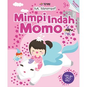 2007050020 FLAT BUKU YUK MENEMPEL: MIMPI INDAH, MOMO BONUS 250 STIKER